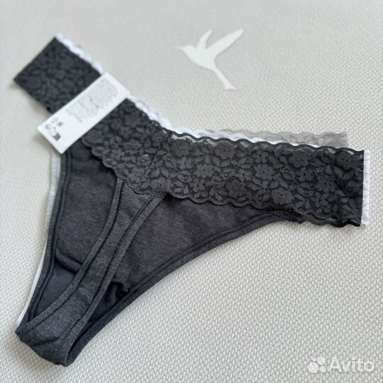 Трусы женские hm стринги хлопок L