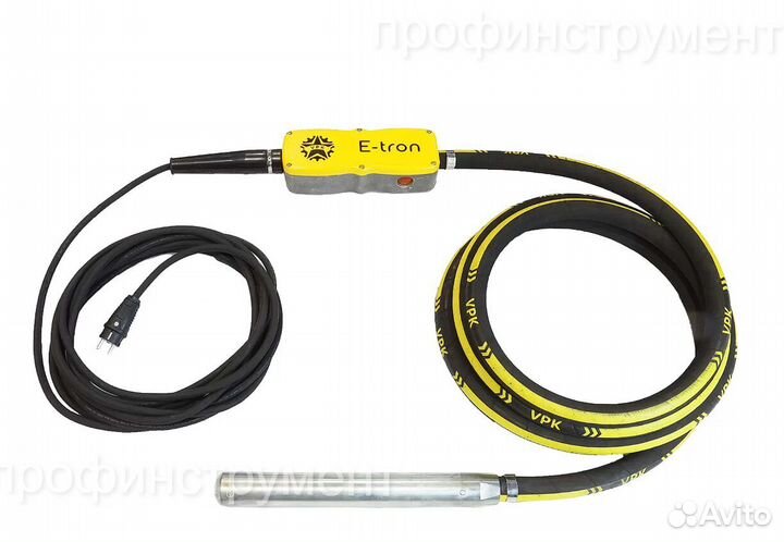 Вибратор высокочастотный для бетона впк E-tron 50