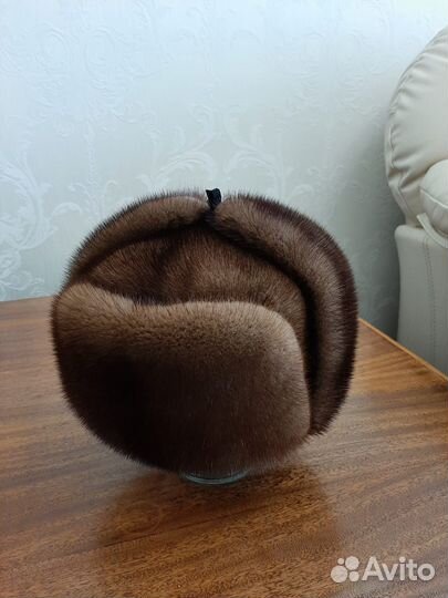 Норковая шапка мужская