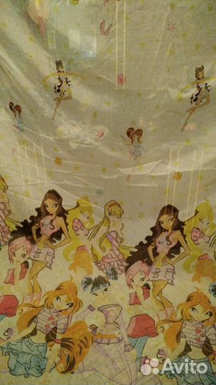 Тюль в детскую Винкс 2.87х4.75