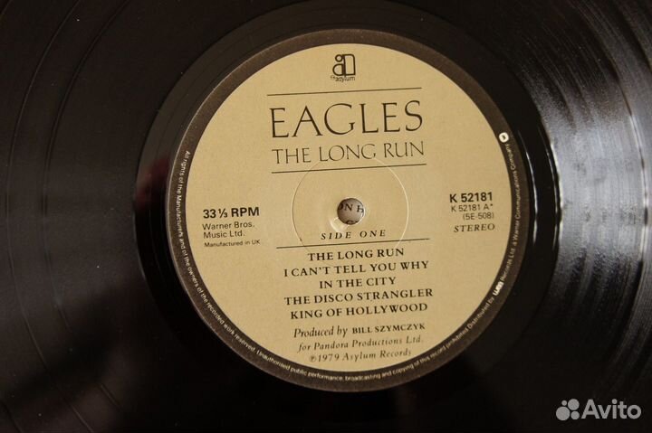 Eagles - The Long Run (UK-1979-LP) оригинал