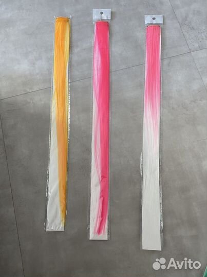 Цветные пряди для волос