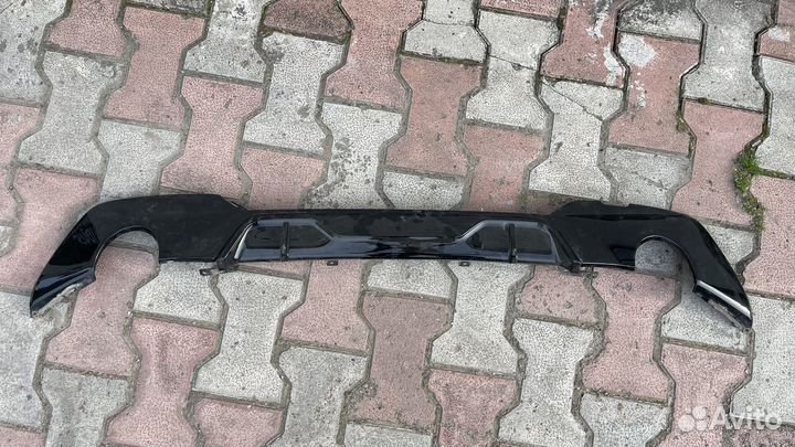Диффузор на задний бампер bmw 3 g20