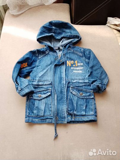 Куртка джинсовая на девочку 3 лет