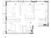 3-к. апартаменты, 64,8 м², 5/7 эт.