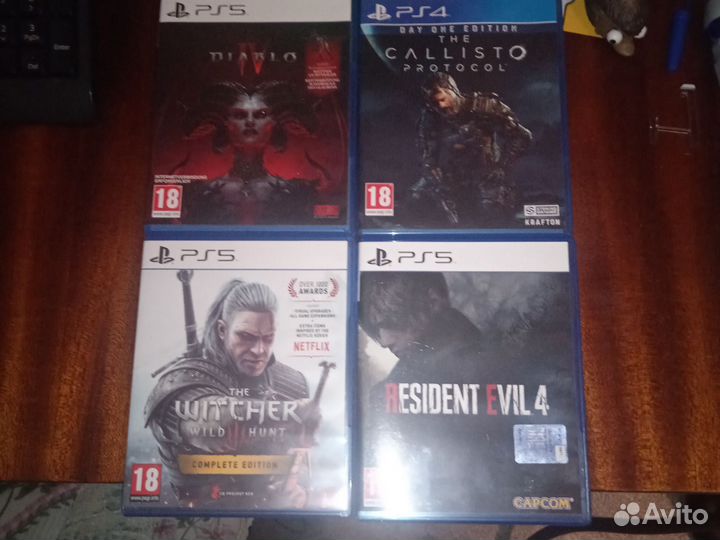 Диски ps 5 и ps 4