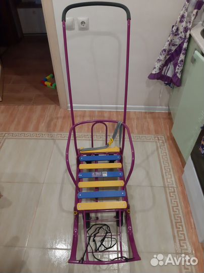 Детские санки с колесами