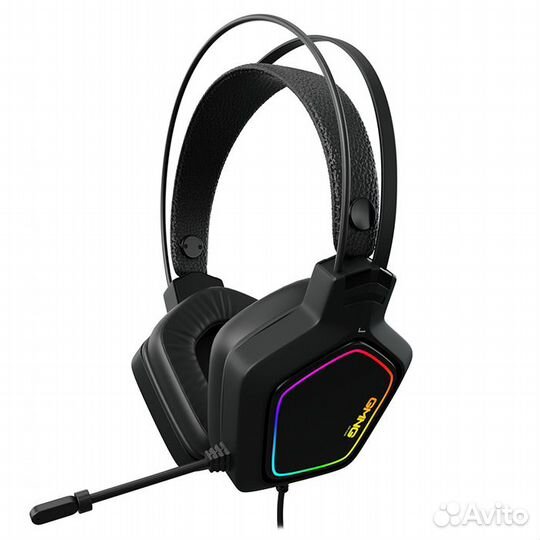 Наушники с микрофоном Oklick gmng HS-L850G черные