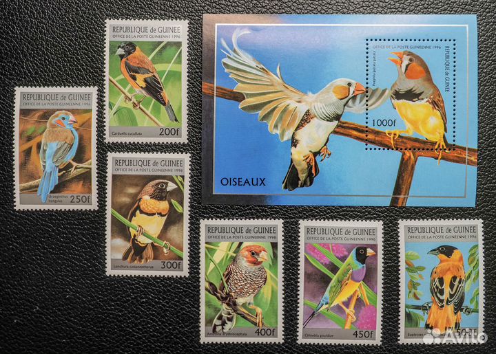 Марки не гашеные фауна 11