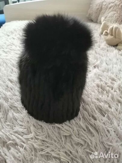 Шапка норковая женская бу