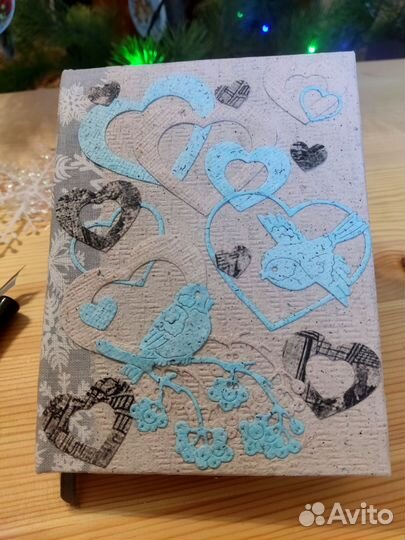 Блокнот ручной работы Птицы