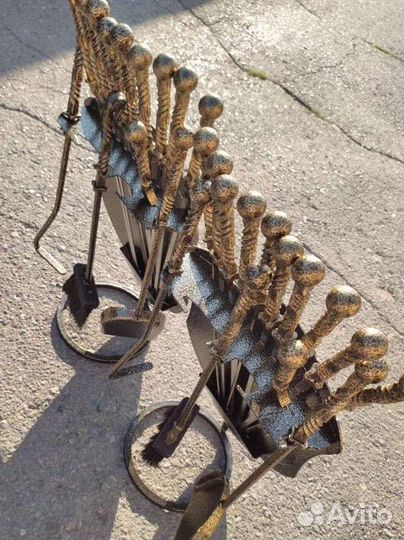 Подарок на день вмф и вдв подставка для шампуров