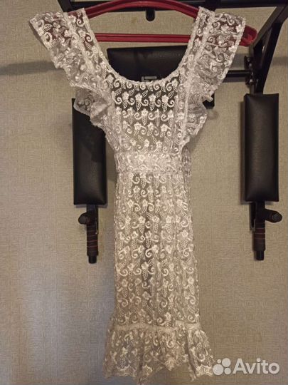 Белый школьный фартук