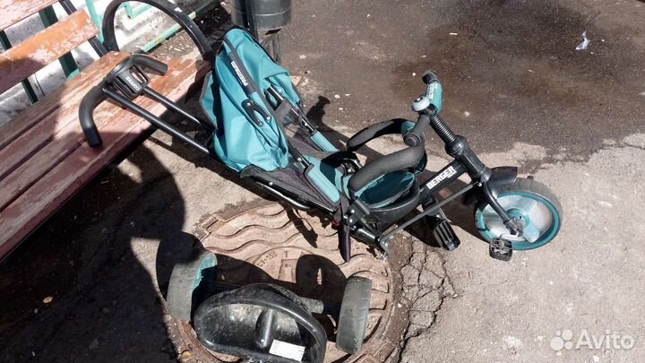 Детский трехколесный велосипед Berger запчасти