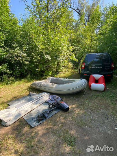 Лодка нднд баджер с мотором Tohatsu 3.5