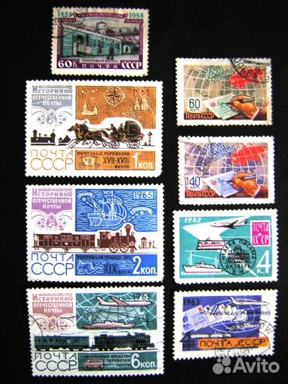 Спорт-Космос-кпсс-Ленин-другие - марки 60-х - СССР