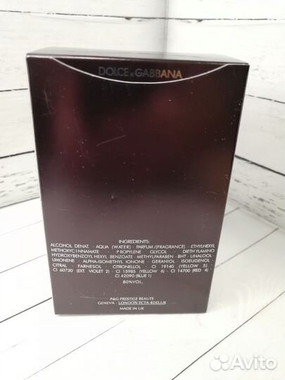 Духи Dolce Gabbana the one 100 ml