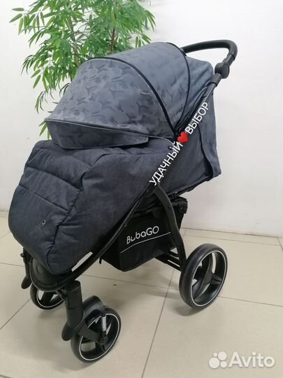 Новая коляска Bubago Cross City/мистический серый