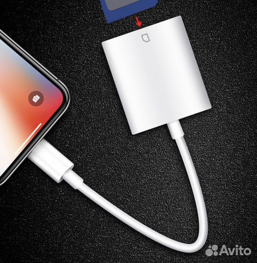 Устройство чтения карт памяти для iPhone, SD, TF