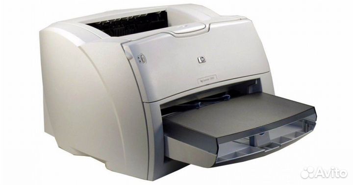 Принтер лазерный HP laserjet 1200, заправлен