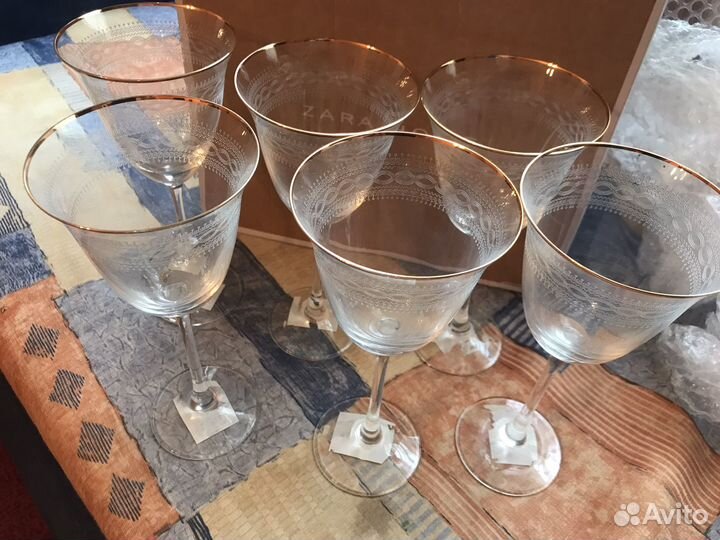 Бокалы Zara home новые 6 штук