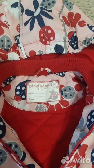 Осенний костюм на девочку 86 92 Play Today