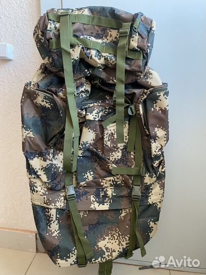 Рюкзак туристический до 100л с каркасной спинкой