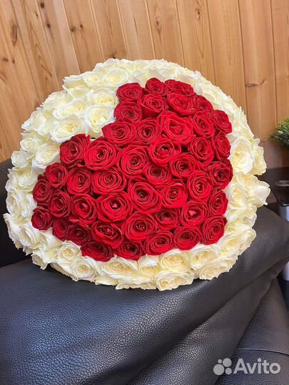 101 роза цветы с доставкой