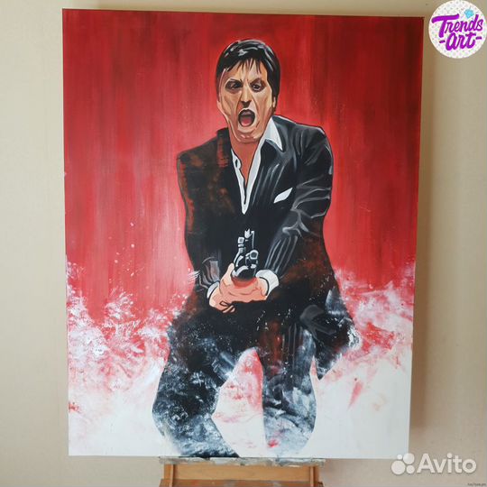 Картина холст скрудж Монополи Бэнкси стрит арт