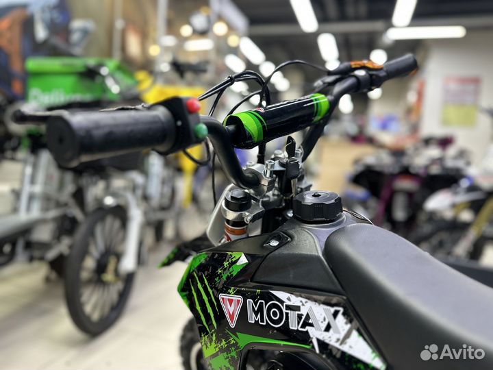Детский мотоцикл миникросс 50 ES зеленый