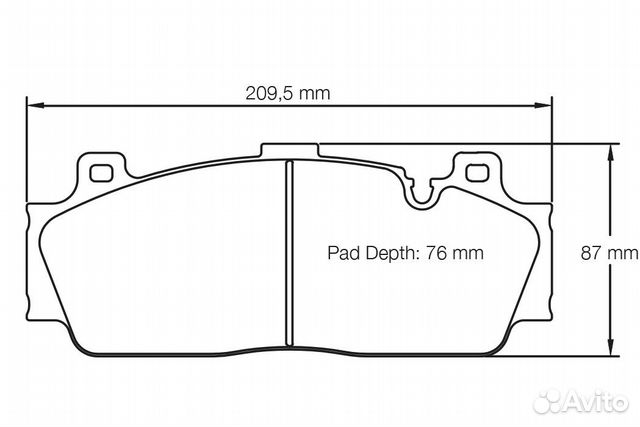 Pagid Колодки тормозные BMW передние, состав RSL29