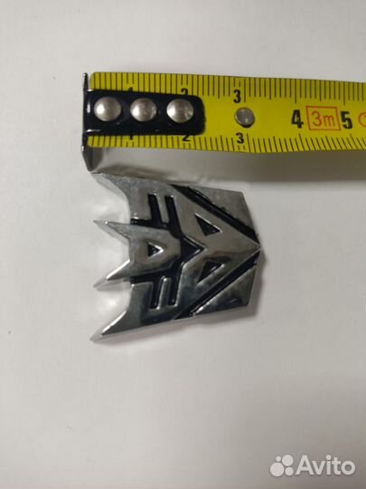 Эмблема Шильдик Десептикон 3 см