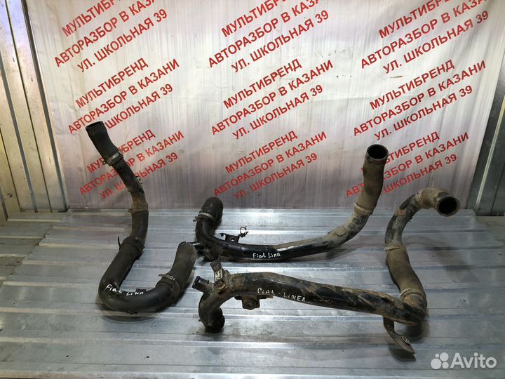 Патрубки шланги интеркулера Fiat Linea