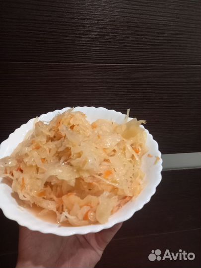 Капуста квашеная домашняя