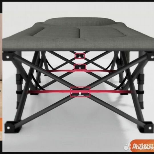 Раскладушка усиленная туристическая
