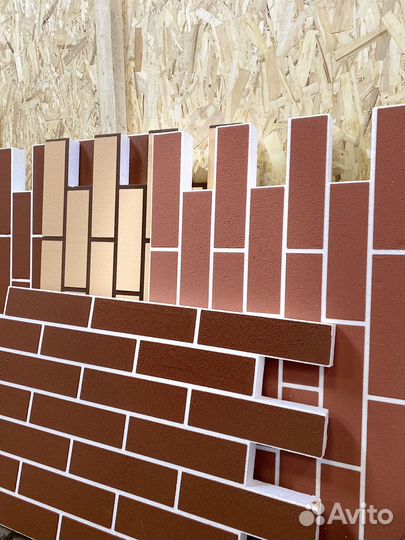 Фасадные термопанели под кирпич