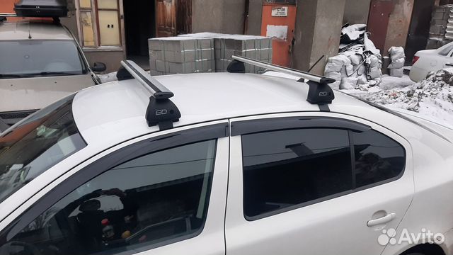 Багажник на крышу Skoda Octavia A5, крыло