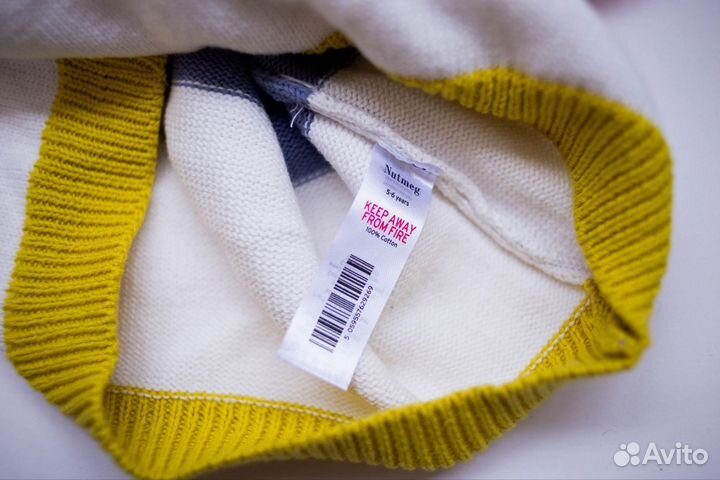 Вязанное платье для девочки, размер 5-6 лет