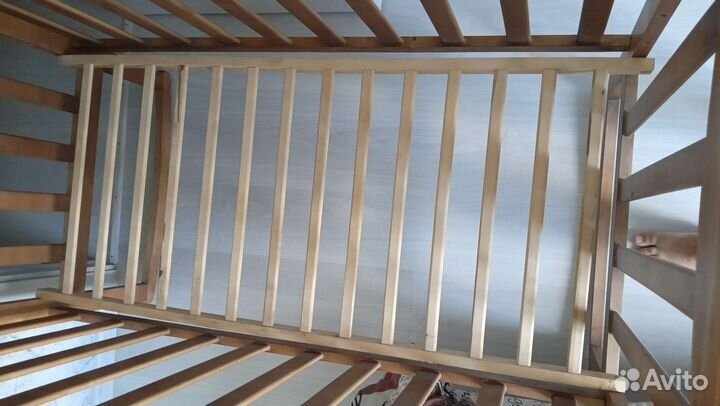 Кроватка детская с матрасом бу