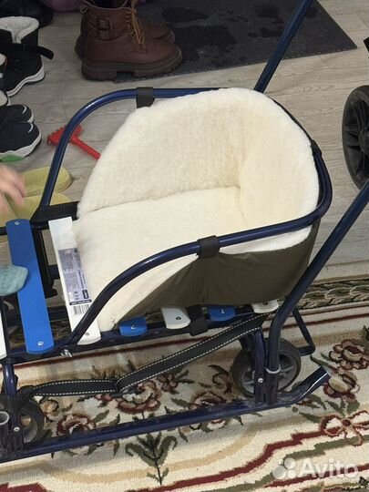 Детские санки на колесах