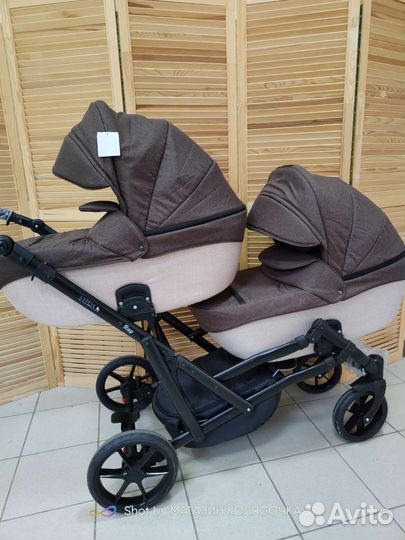 Новая коляска для двойни 2 в 1 Ray Corsa в налич