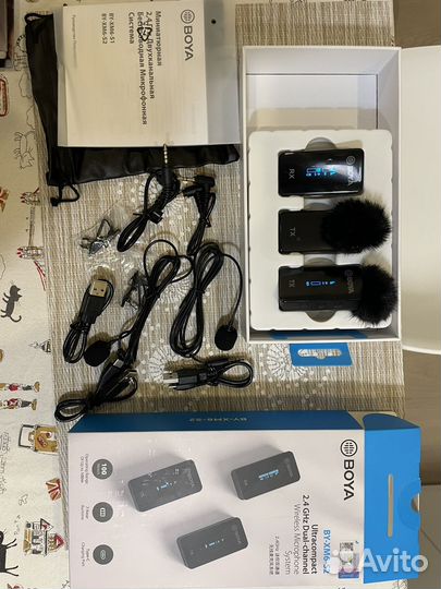 Беспроводная микрофонная система boya