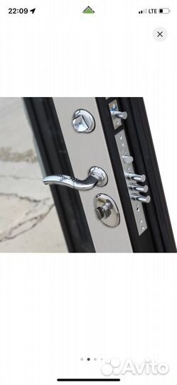 Дверь входная 12 см, 960 мм, правая