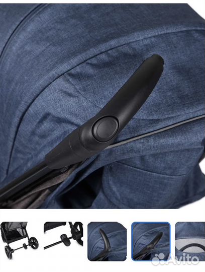 Коляска Babyton Rider Blue