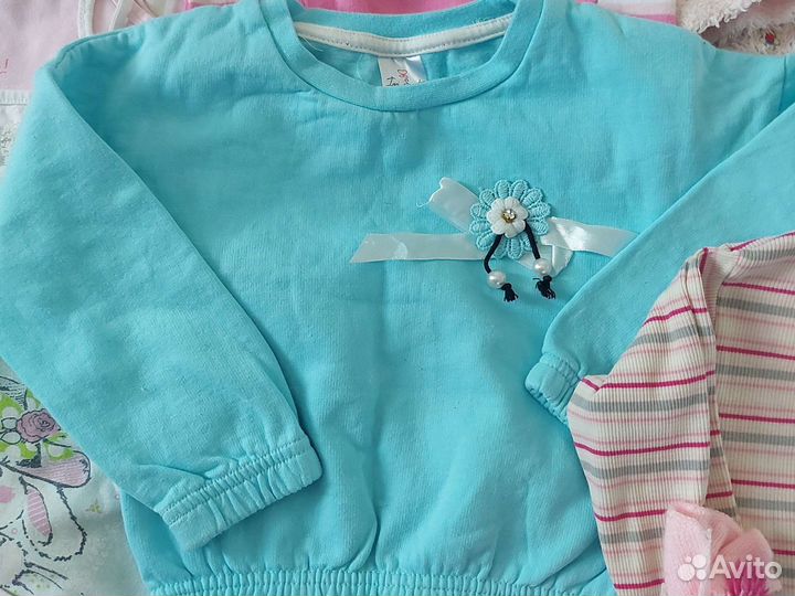 Одежда пакетом на девочку 80-86 -92