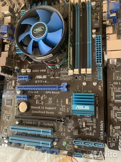 Процессор 1155 i7 3770 с материнской платой