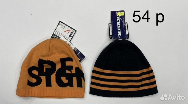 Шапка 100 хлопок -р 52,54,56