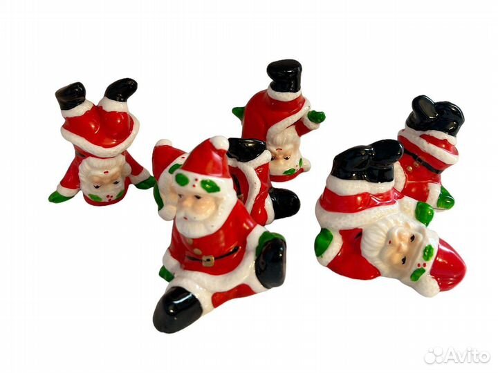 Винтажный набор из шести фарфоровых фигурок