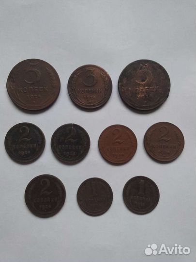Монеты СССР 1924 года