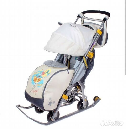 Детские санки коляска ника